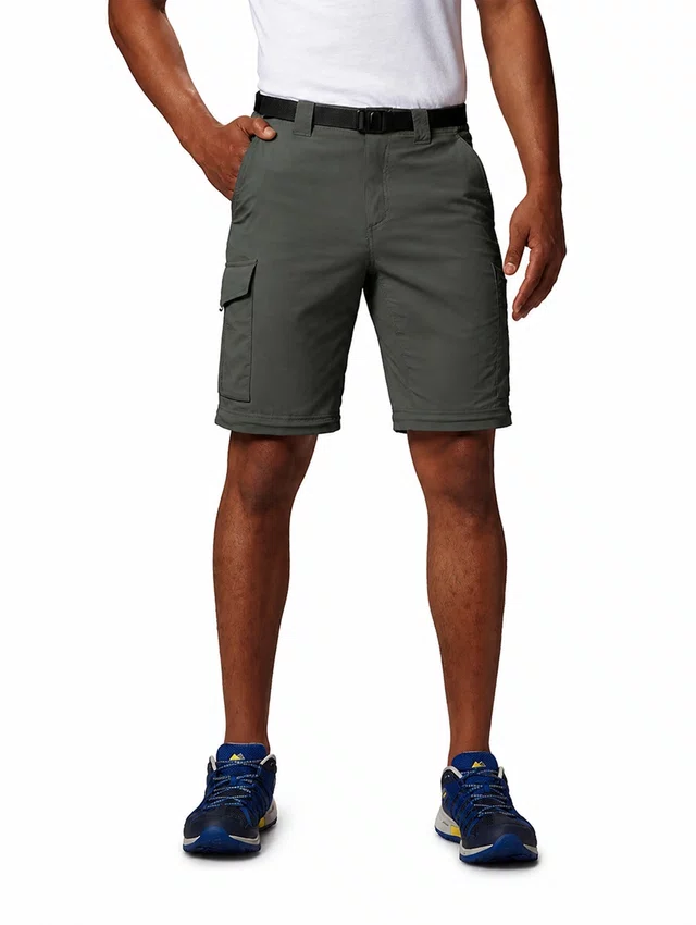 Calça Columbia Masculina Silver Ridge Convertible Cinza
