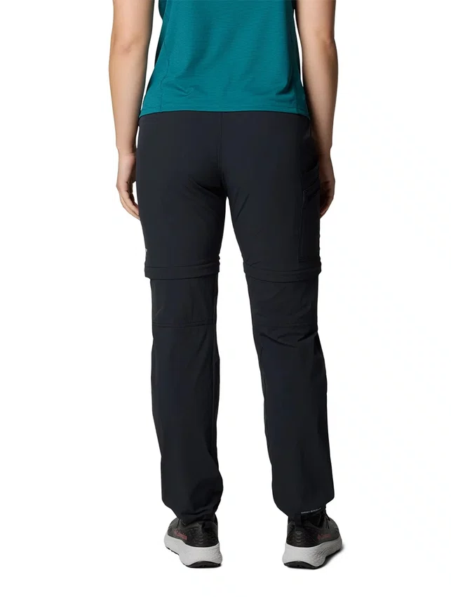 Calça Bermuda Columbia Feminina Summit Valley Convertible II Preta