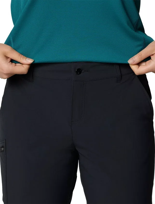 Calça Bermuda Columbia Feminina Summit Valley Convertible II Preta