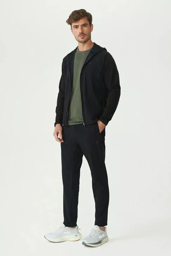 Calça Fila Zip V Masculina Preta