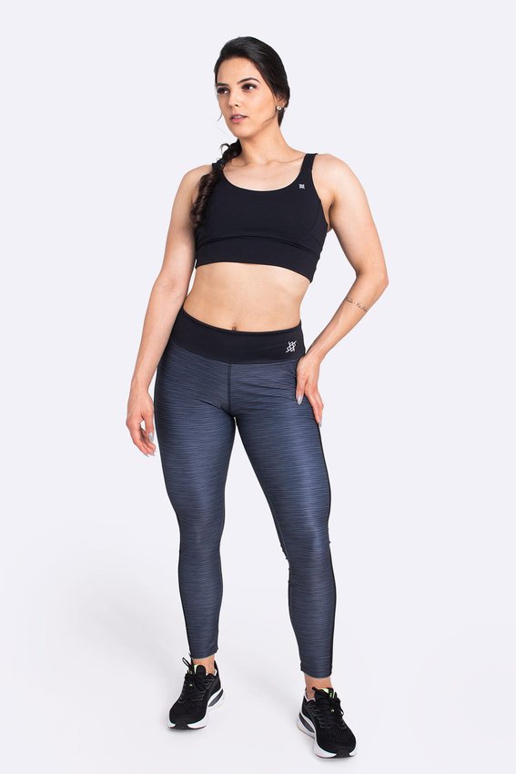 Calça Legging HUPI Bull Cinza/preto