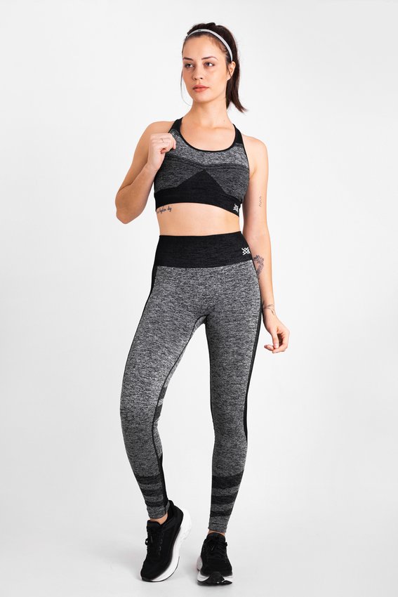 Calça Legging HUPI Seamless Mescla