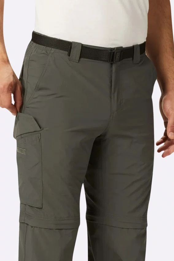Calça Columbia Masculina Silver Ridge Convertible Cinza