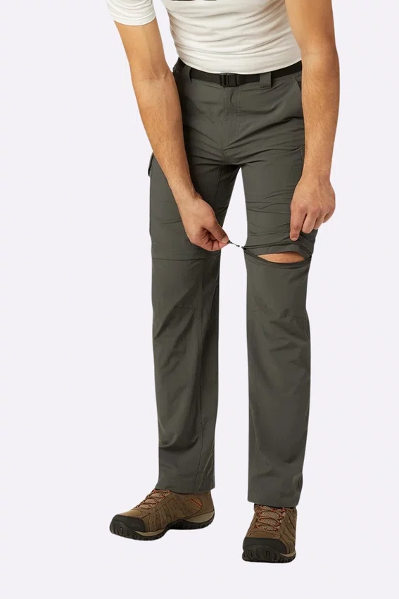 Calça Columbia Masculina Silver Ridge Convertible Cinza