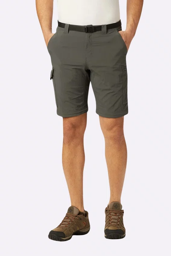 Calça Columbia Masculina Silver Ridge Convertible Cinza