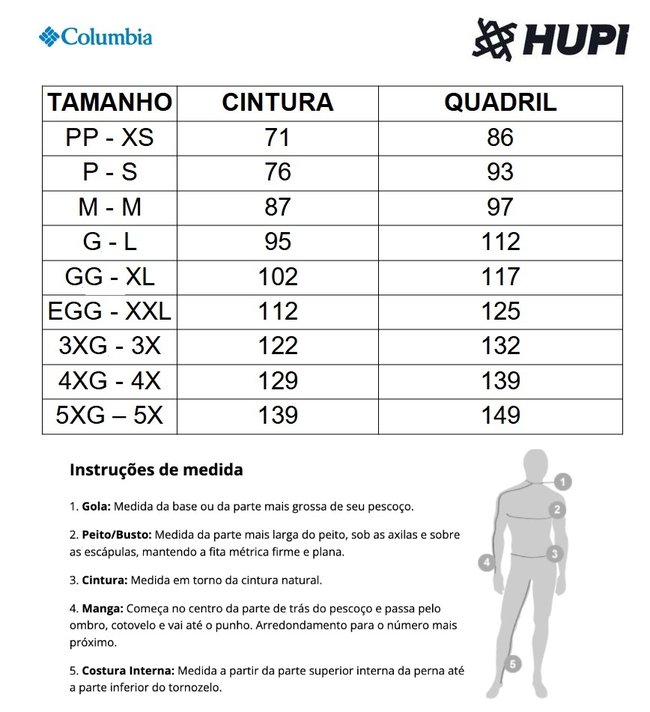 Calça Tech Trail II Pant Black Columbia Masculina