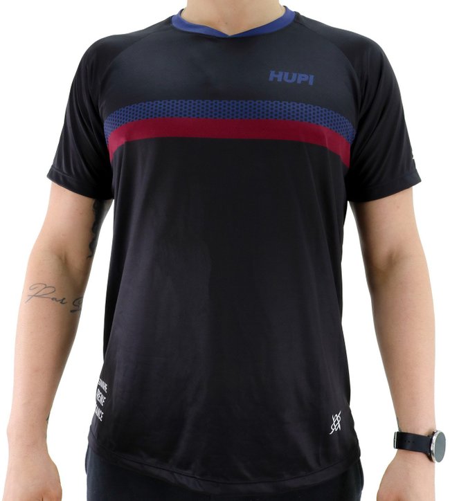 Camiseta HUPI Running Track Masculina Preto