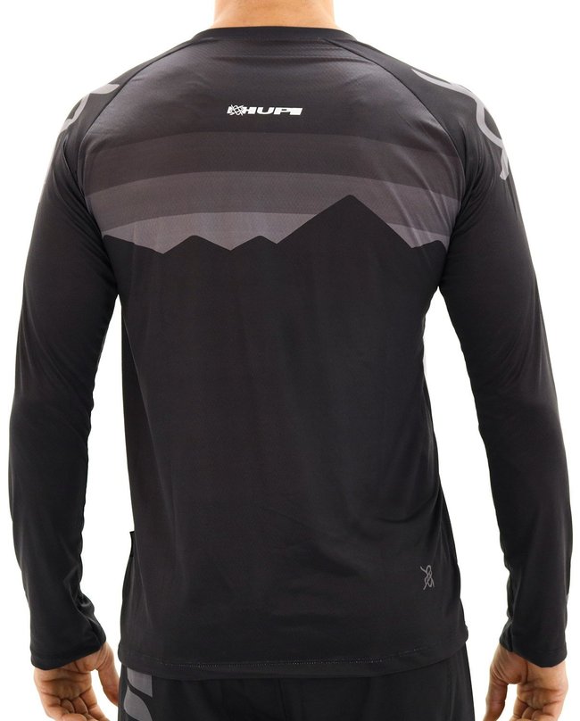Camiseta Manga Longa HUPI Shadow All Black Preto