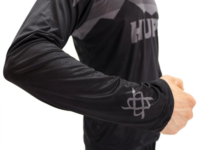 Camiseta Manga Longa HUPI Shadow All Black Preto