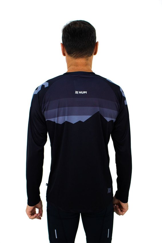Camiseta Manga Longa HUPI New Shadow All Black