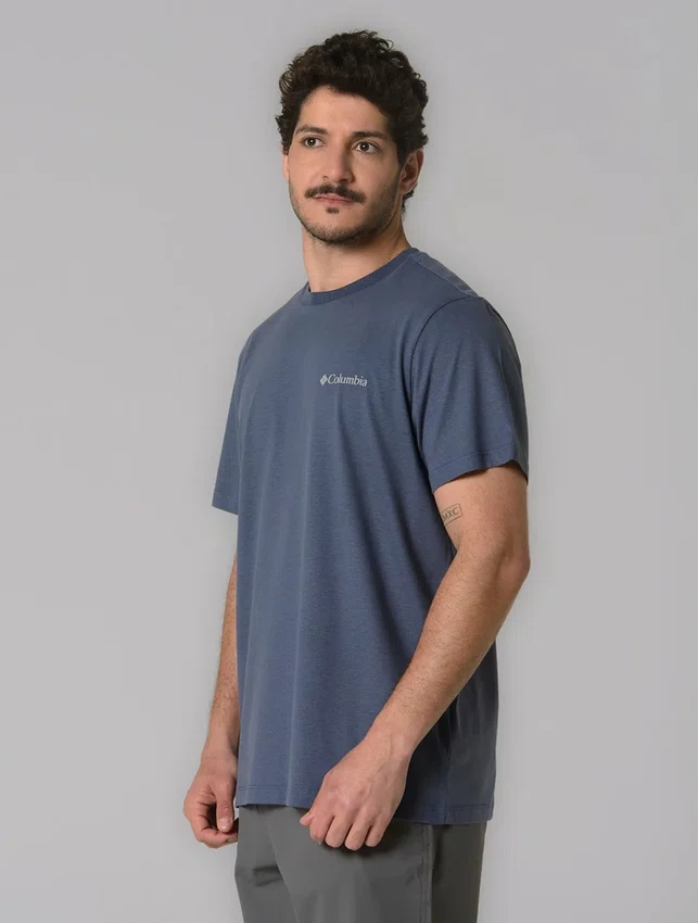 Camiseta Columbia Masculina Basic Azul