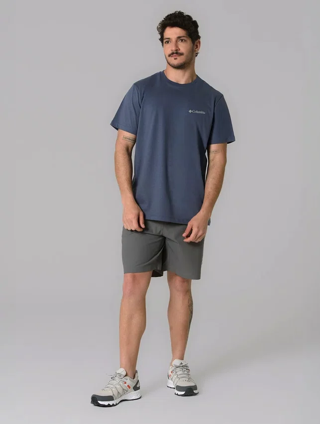 Camiseta Columbia Masculina Basic Azul