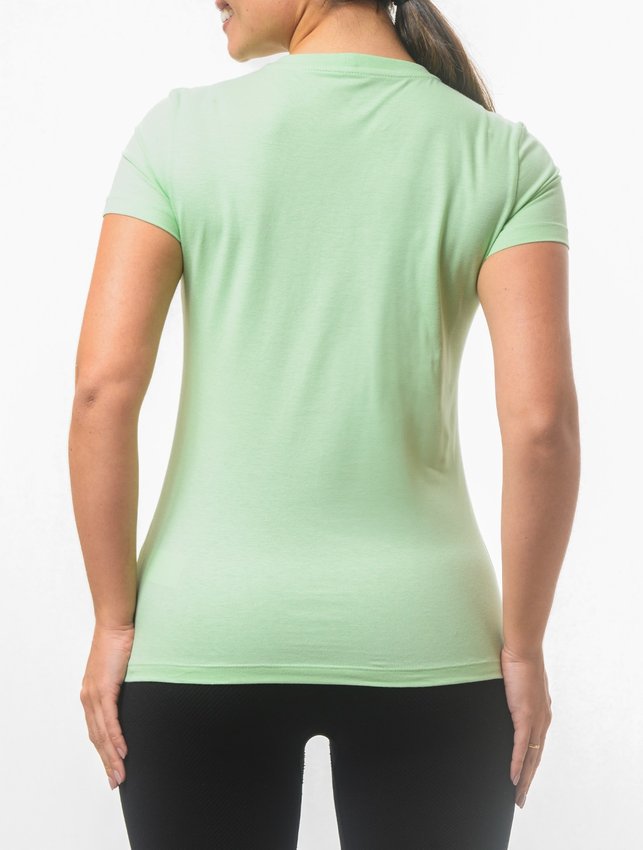 Camiseta Columbia Basica Bordado Verde Feminino