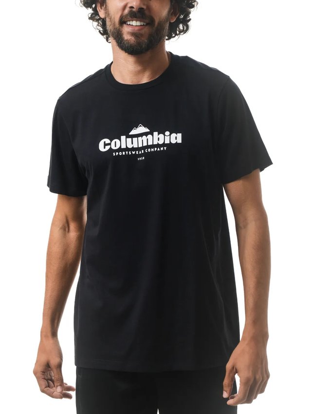 Camiseta Columbia Elevanted High Preto Masculina