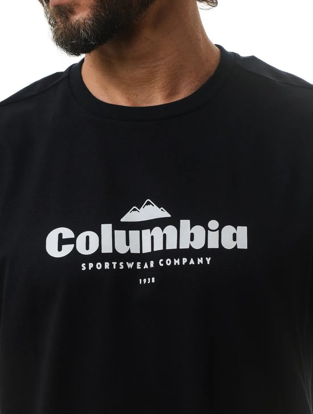 Camiseta Columbia Elevanted High Preto Masculina