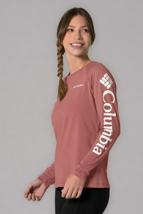 Camiseta Columbia Feminina M/L Aurora Figo