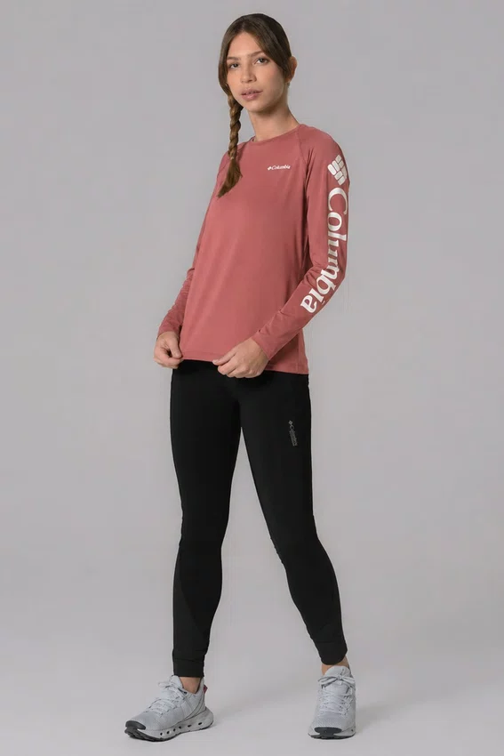 Camiseta Columbia Feminina M/L Aurora Figo
