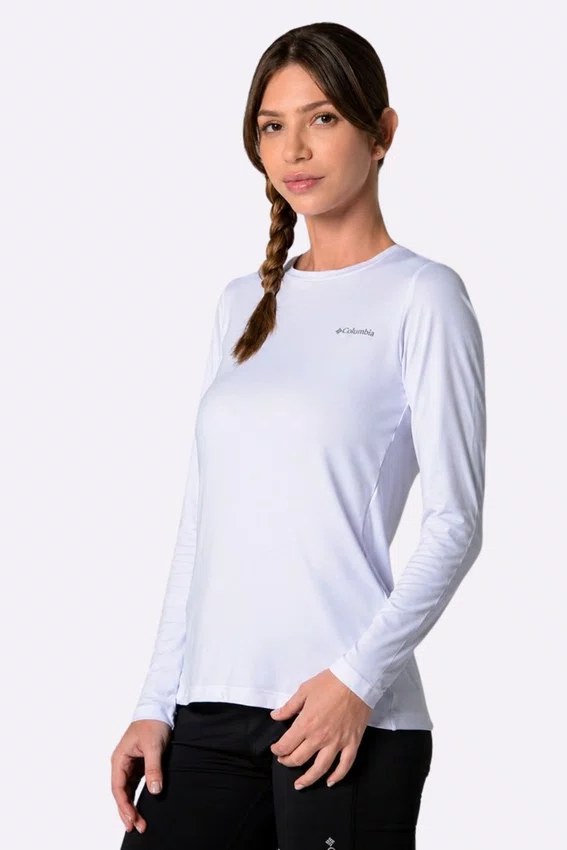Camiseta Columbia Feminina Neblina Branco