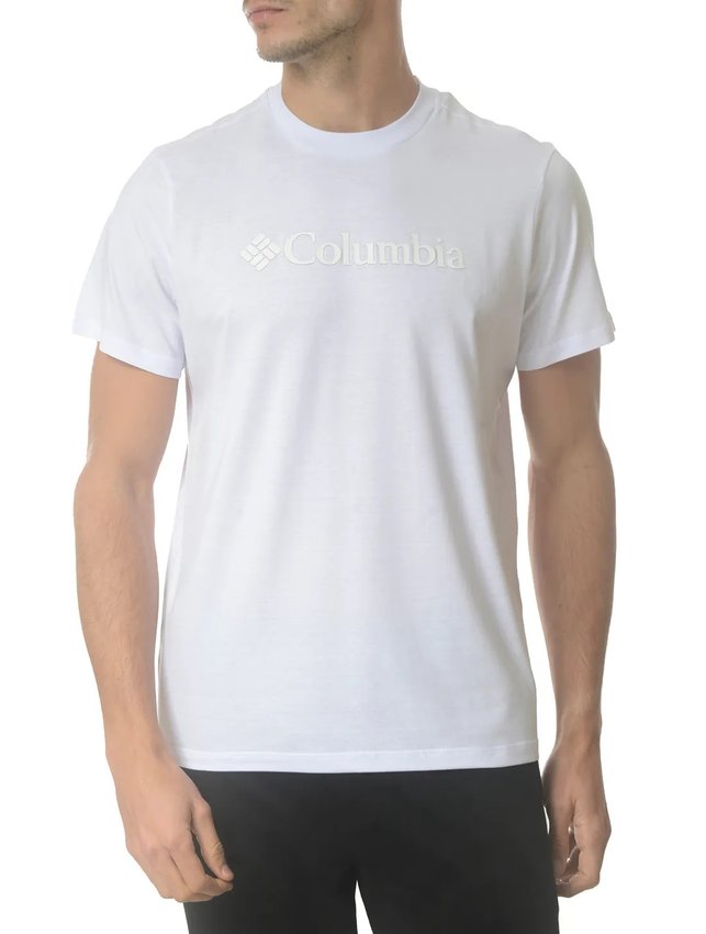 Camiseta Columbia Masculina Basic Logo II Branded Branco