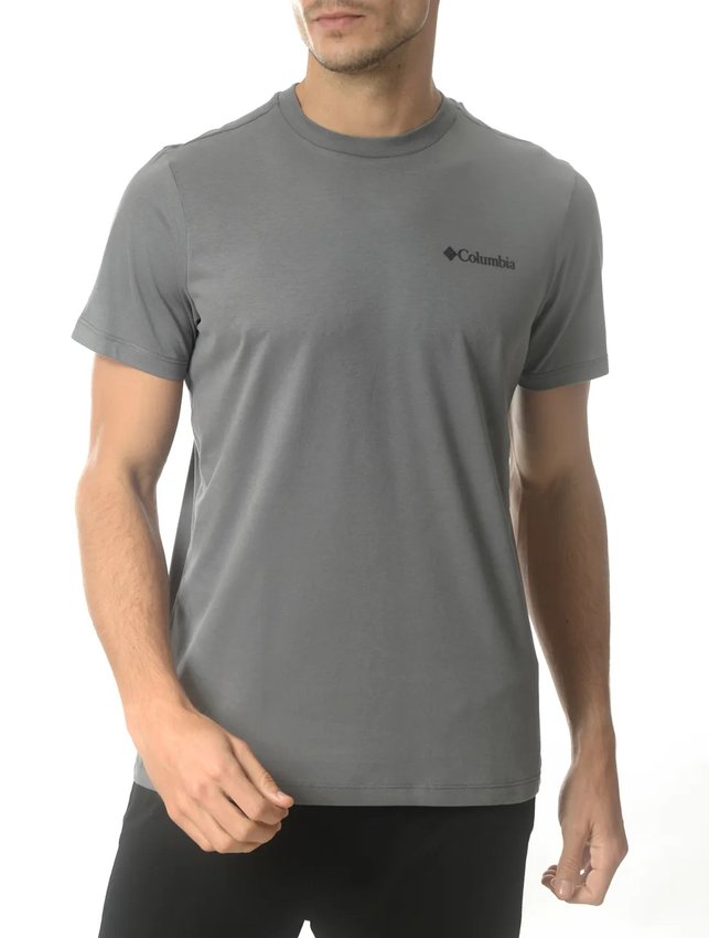 Camiseta Columbia Masculina Basic Mescla Cinza