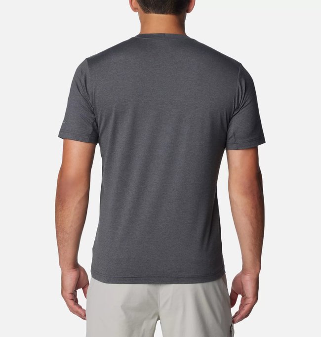 Camiseta Columbia Masculina Tech Trail Crew Neck II Cinza
