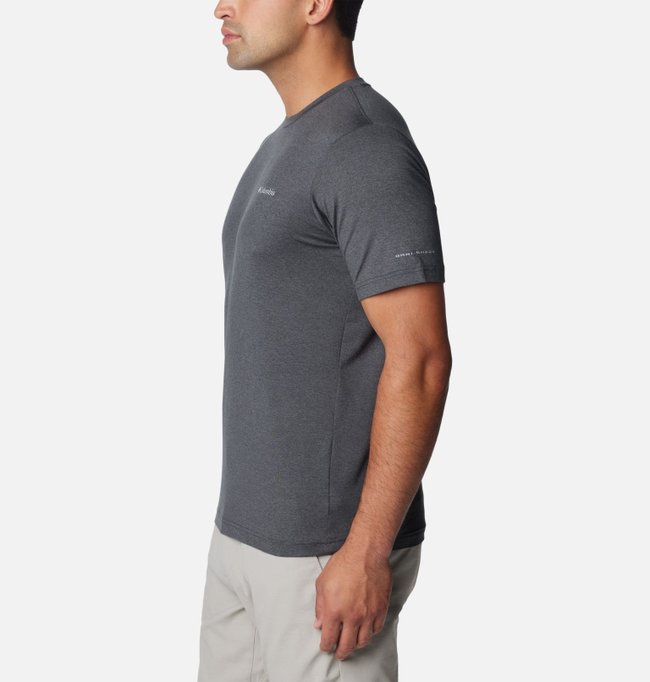Camiseta Columbia Masculina Tech Trail Crew Neck II Cinza