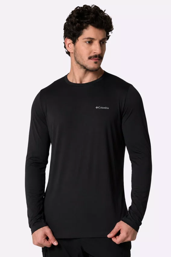 Camiseta Columbia Masculino Neblina Preto