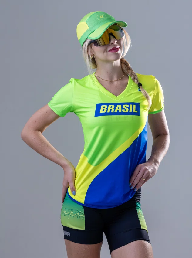 Camiseta Dry Fit Feminina HUPI Brasa 3
