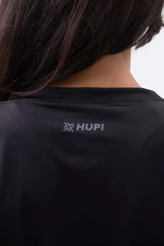 Camiseta Dry fit Feminina Preta HUPI Smart