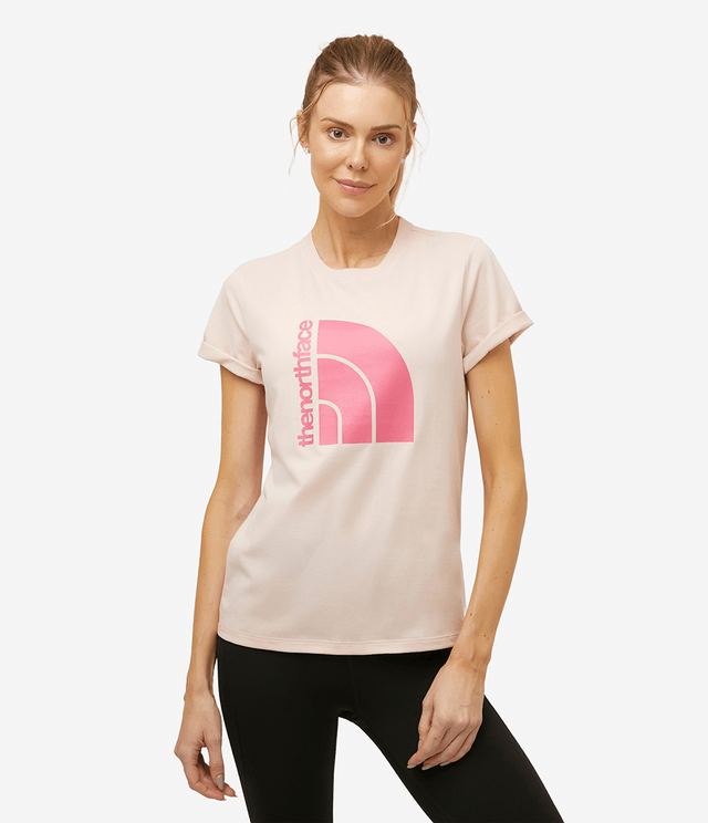 Camiseta The North Face Feminina Jumbo Half Dome Rosa