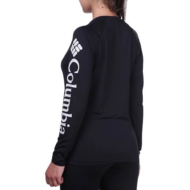 Camiseta Columbia Feminina Aurora Manga Longa Preto
