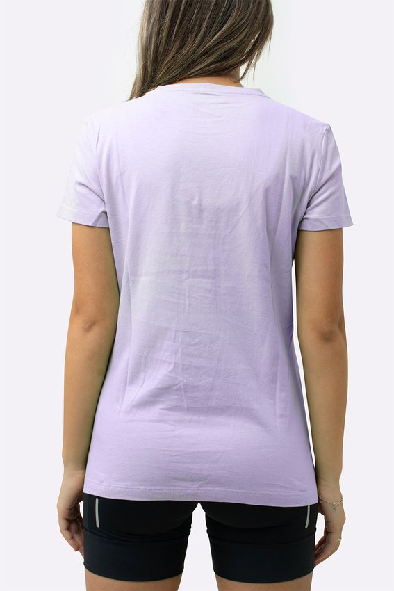 Camiseta  Feminina Columbia Basica Bordado Rosa