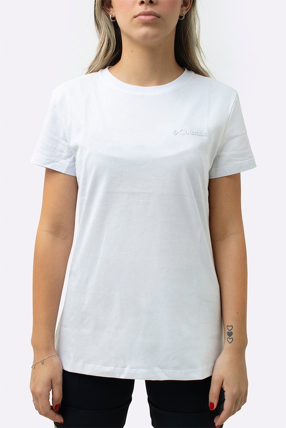 Camiseta  Feminina Columbia Basica Silk Branco