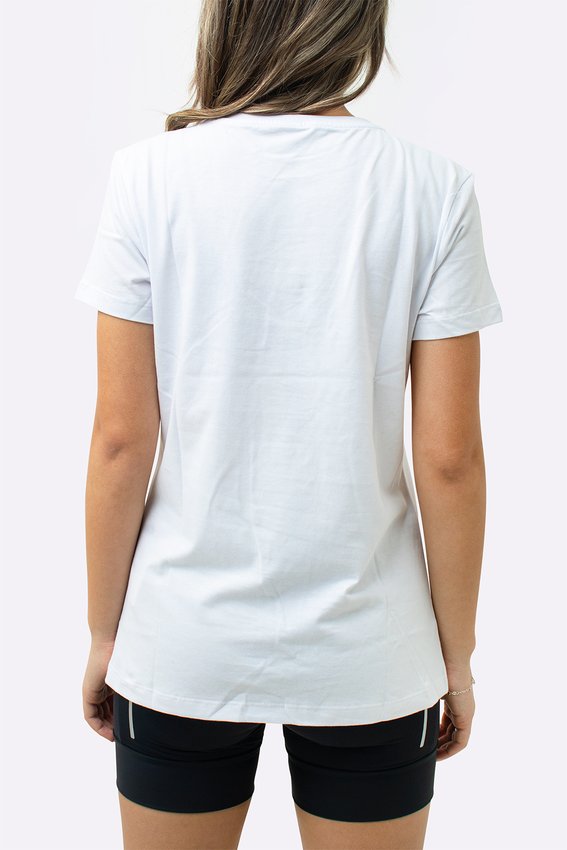 Camiseta  Feminina Columbia Basica Silk Branco