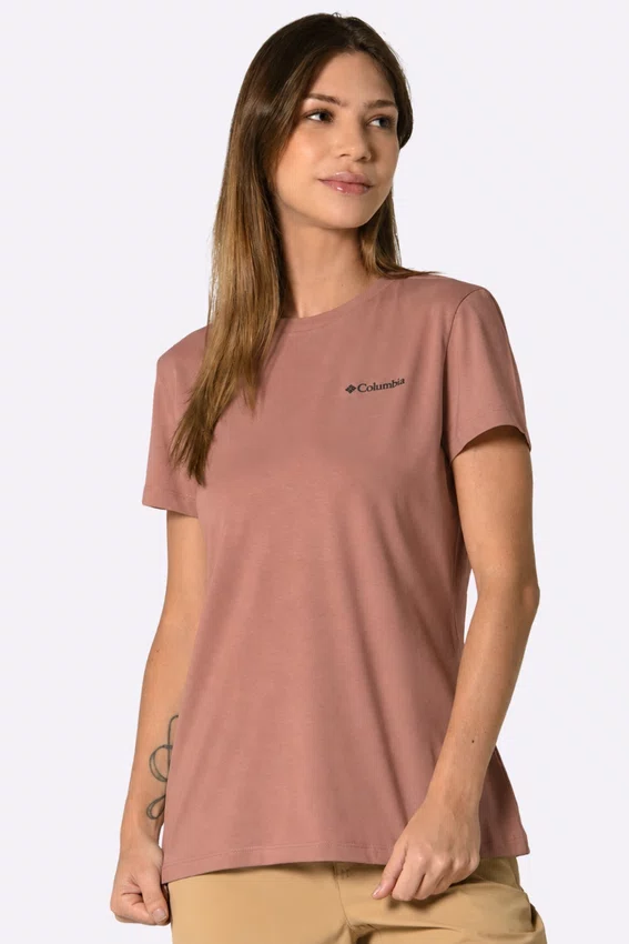Camiseta Columbia Feminina Básica Silk Figo