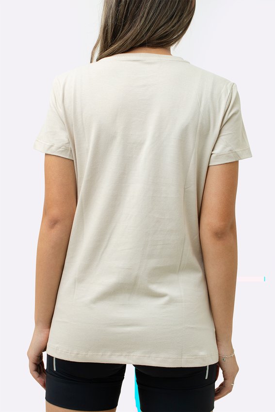 Camiseta  Feminina Columbia Sun trek Graphic Bege