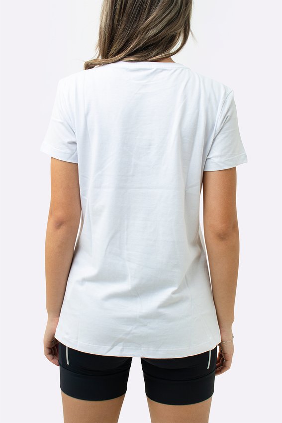 Camiseta  Feminina Columbia Sun Trek Graphic Branco
