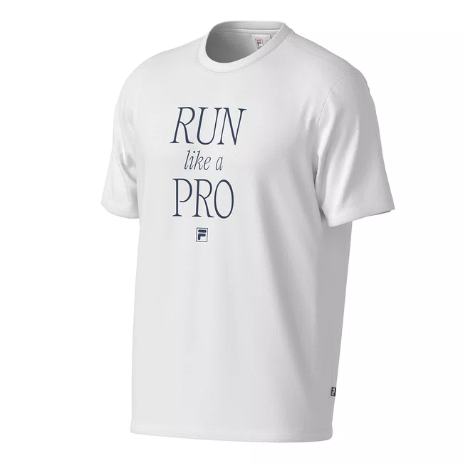 Camiseta FILA Regular Like A Pro Graphic Masculina Branca