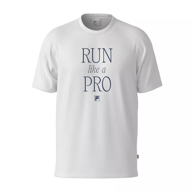 Camiseta FILA Regular Like A Pro Graphic Masculina Branca