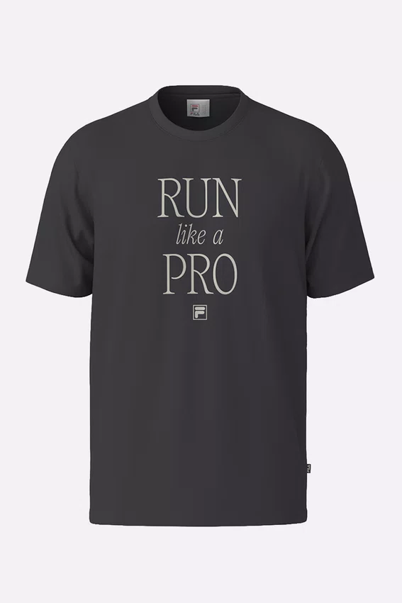 Camiseta FILA Regular Like A Pro Graphic Masculina Preta