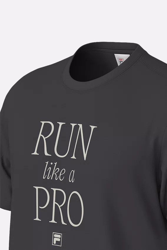 Camiseta FILA Regular Like A Pro Graphic Masculina Preta