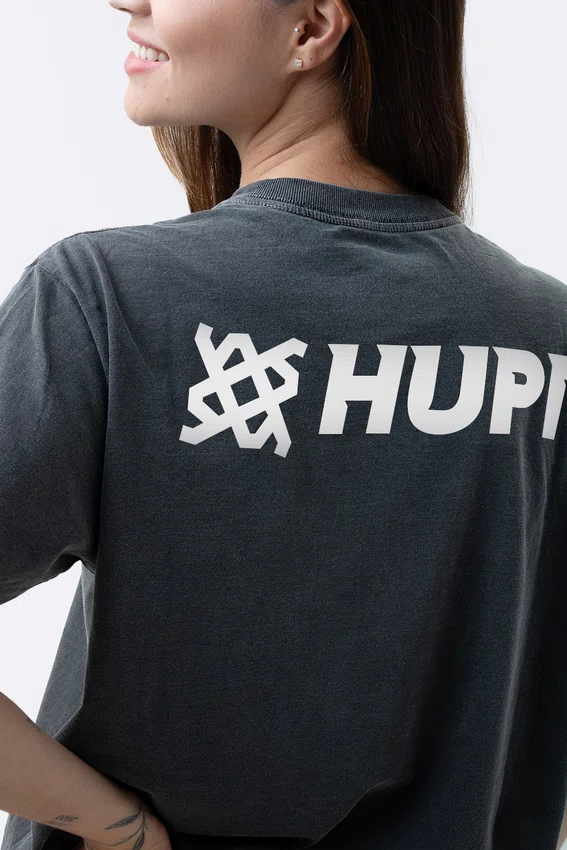 Camiseta HUPI Casual Chumbo Institucional