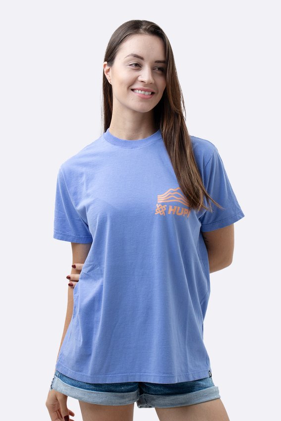 Camiseta HUPI Casual Lilás Mountain