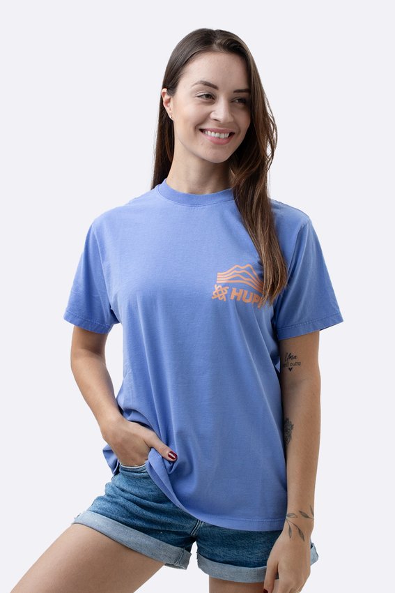 Camiseta HUPI Casual Lilás Mountain