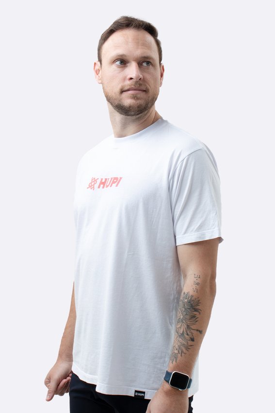 Camiseta HUPI Casual Off White HUPI Is On