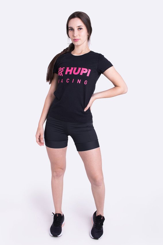 Camiseta HUPI Racing Baby Look Pink