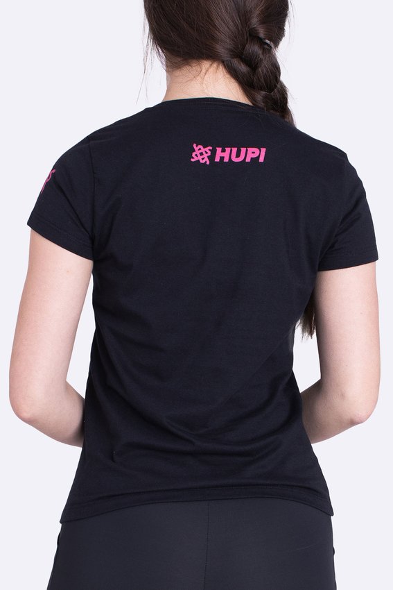 Camiseta HUPI Racing Baby Look Pink