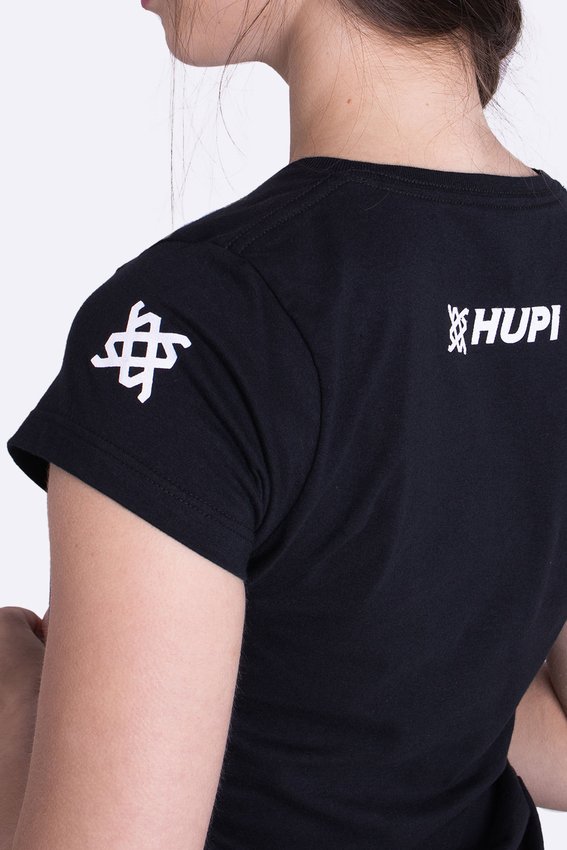 Camiseta HUPI Racing Neo Baby Look Branco