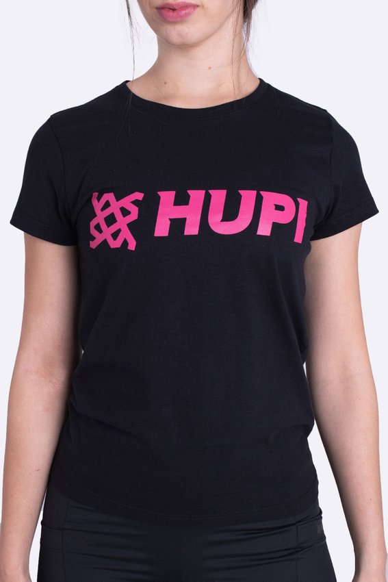 Camiseta HUPI Racing Neo Baby Look Pink