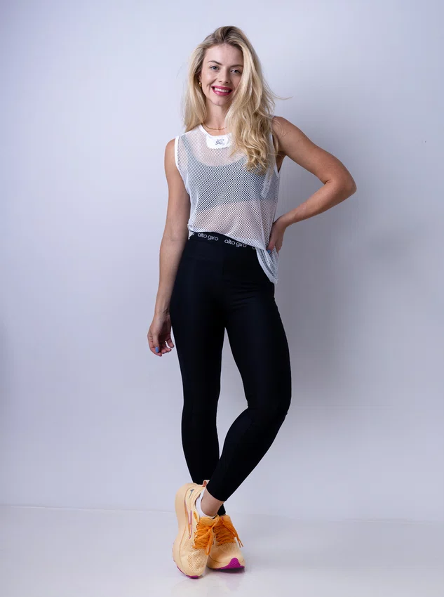Camiseta HUPI Segunda Pele Branco Thermal Unissex
